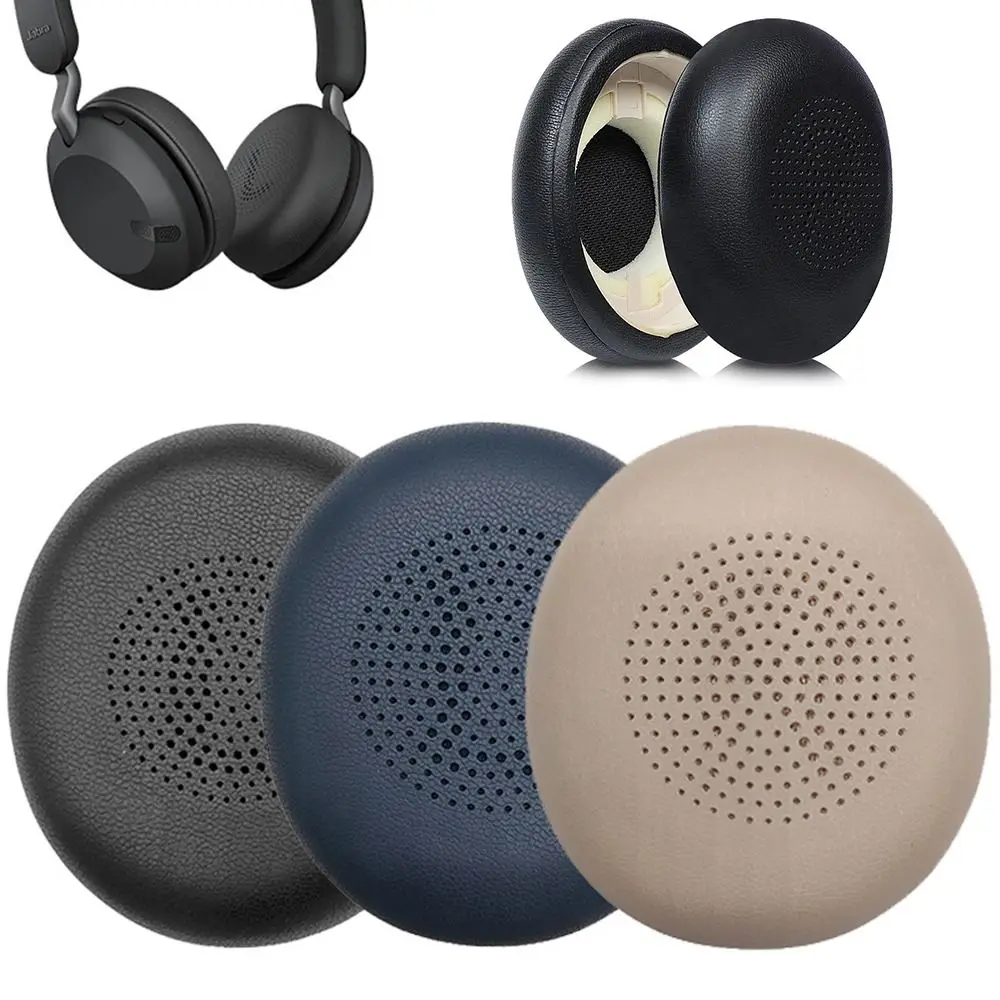 1 Pair For Jabra ELITE 45h Earpads Headphone Ear Pads Soft Leather
