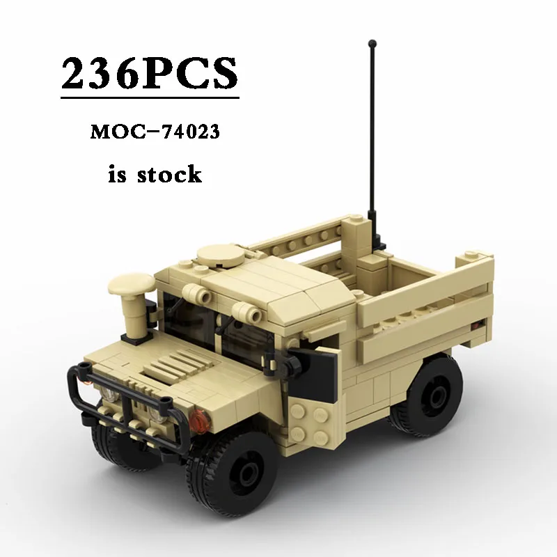 

Small Truck & Cargo Personnel Carrier MOC-74023 Army Series Building Block Toys 236PCS DIY Kids Toys DIY Toys Christmas Gifts
