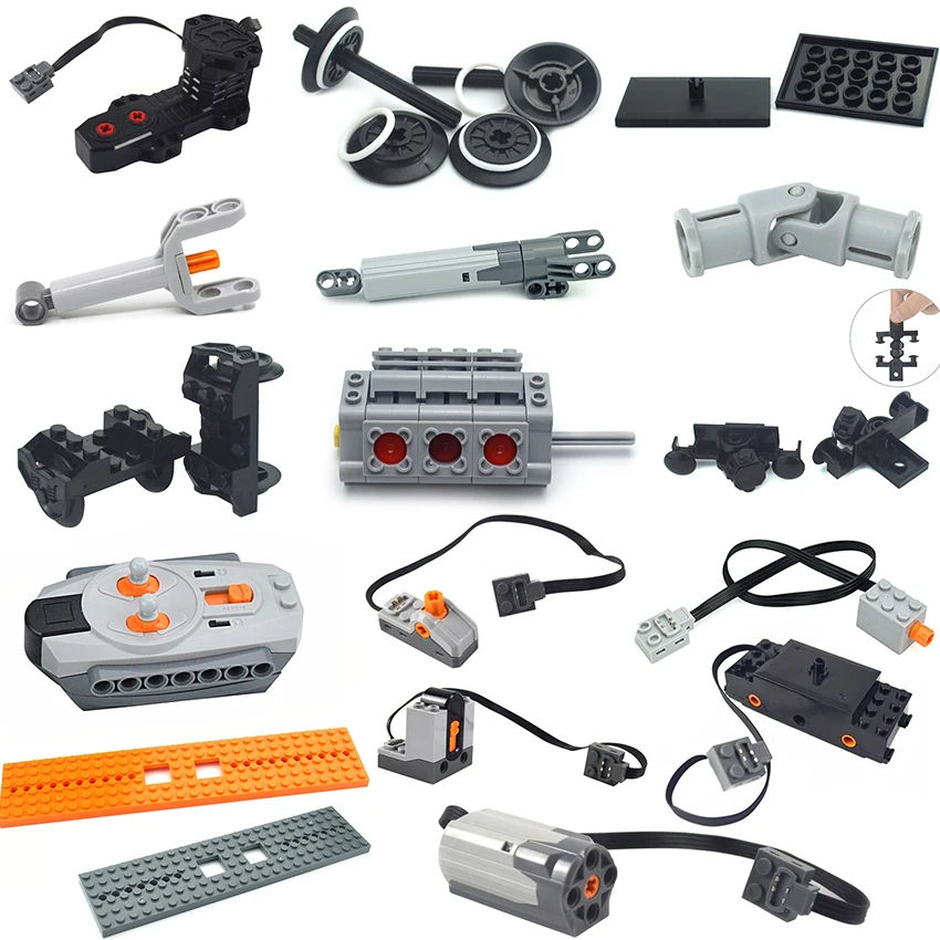 Motor Technical Parts Multi Power Functions Tool Control Receiver Servo Train Engine 8293 8883 PF Model Building Block Leduo Toy building blocks construction blocks racing car building blocks car building blocks anime block toys