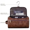 Mochatree Men Vintage Bag,Toiletry Travel Necessary Business Cosmetic Makeup Cases Male Hanging Storage Organizer Wash Bags 4