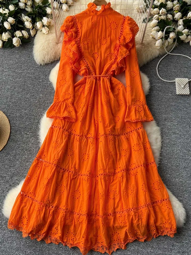 chinese dress ladies Blush Floral Long Sleeve Maxi Dress - Floral Dresses