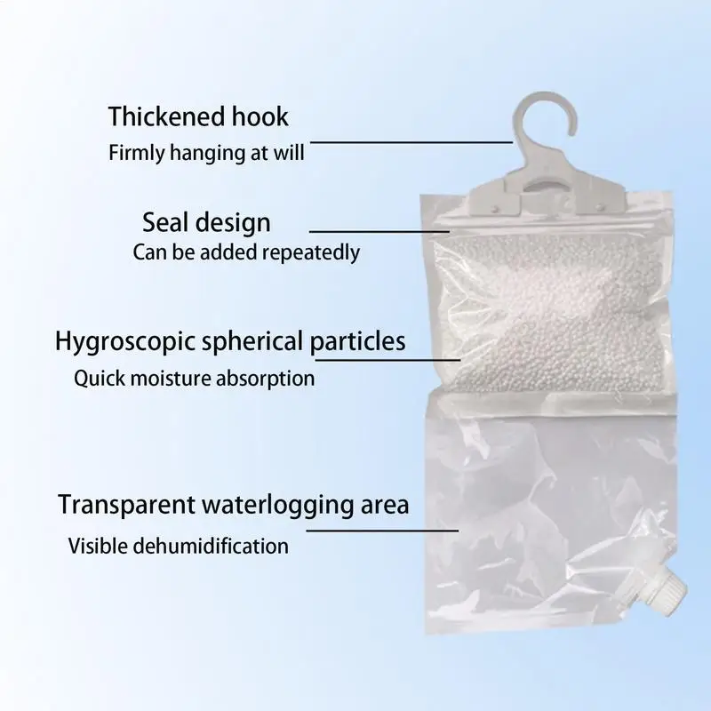 Moisture Absorbers Packets Space-Saving Wardrobe Humidity Packs Wardrobe Moisture Absorbers For Bedrooms Bathrooms Dormitories