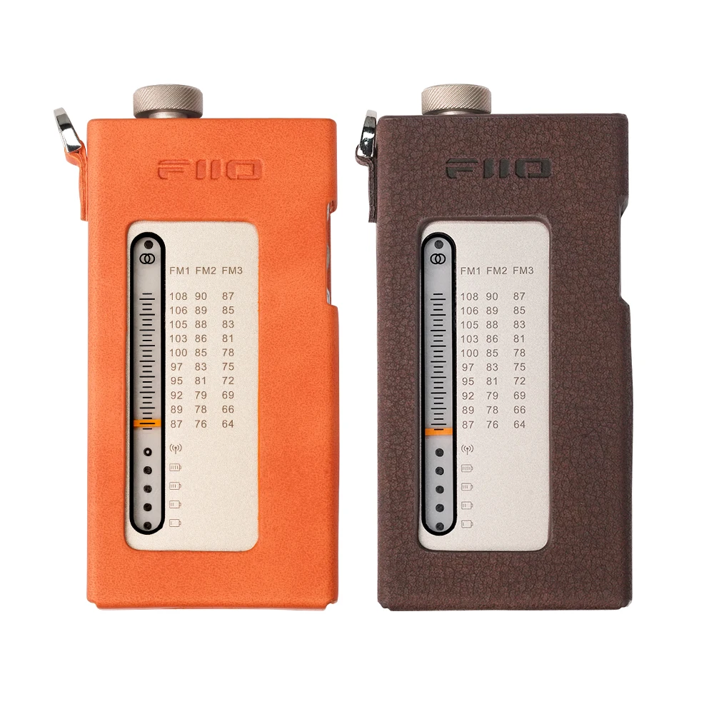 FiiO SK-RR11 Radio Leather Protective Case Anti Slip PU Leather Case Hanging Rope Hand Rope FiiO RR11 Accessories
