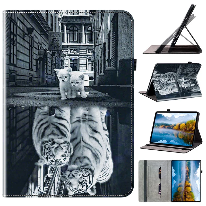 11-Inch Leather Flip Tablet Cover and Stand - Premium Protective Case