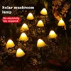 LED Solar Light String Outdoor Waterproof Mushroom Lawn Light Garden Courtyard Terrace Trail Landscape Decoration Lighting 2