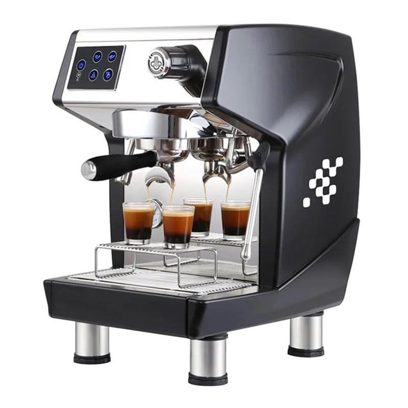 Commercial 15 Bar Semi-Automatic Italian Espresso Coffee Maker Four Hole Steam Inlet Cappuccino Coffee Machine Fancy Milk Foam