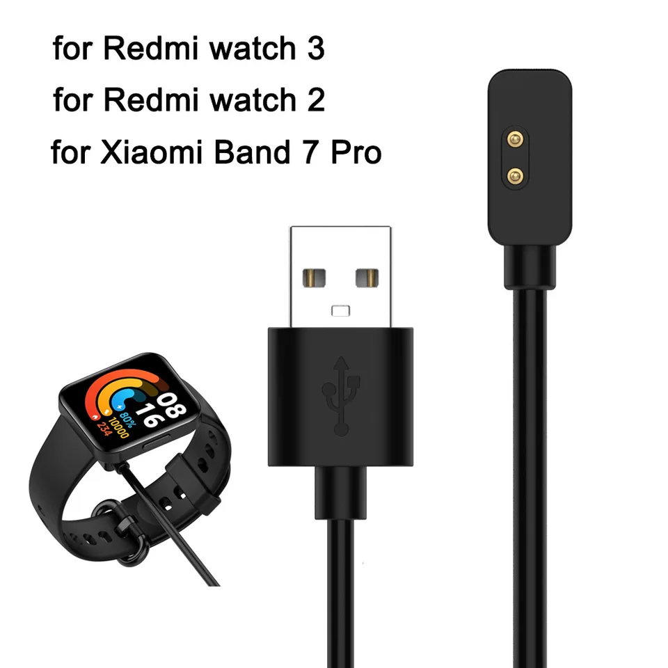 Cargador para Redmi Watch 3/ Watch2 Lite/Redmi Smart Band Pro/ Xiaomi Band  7 Pro, Cable de carga de repuesto para reloj inteligente, cargador de 1m -  AliExpress