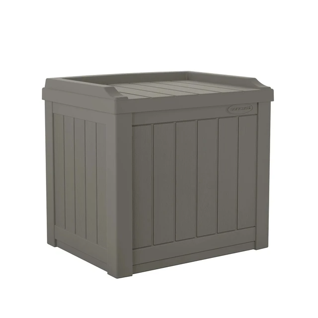 Suncast 22-gallon Outdoor Patio Backyard Deck Box Storage Bench