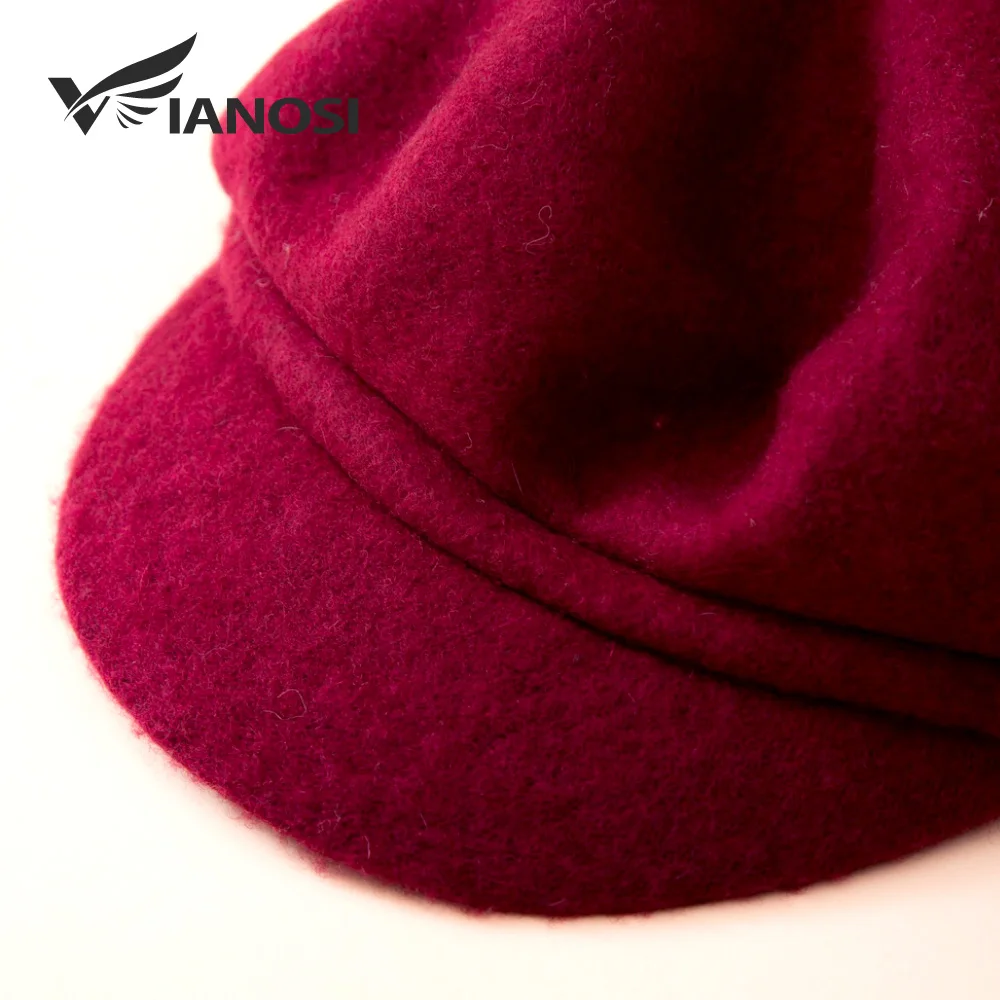 Retro Beret Hats Women Fashion Warm Solid Color Spring Autumn Winter Caps Ladies Daily Accessory Gifts Wool Newspaper Hat