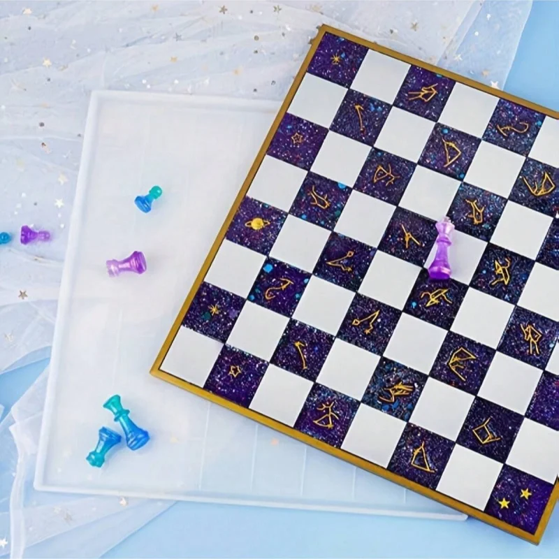 3D Chess Resin Mold 3
