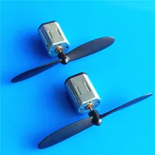 2sets/pack N20 3-3.7V 22000RPM Micro DC Motor with Black Red Propeller CW CCW Model Airplane Helicopter Fan DIY Dropshipping