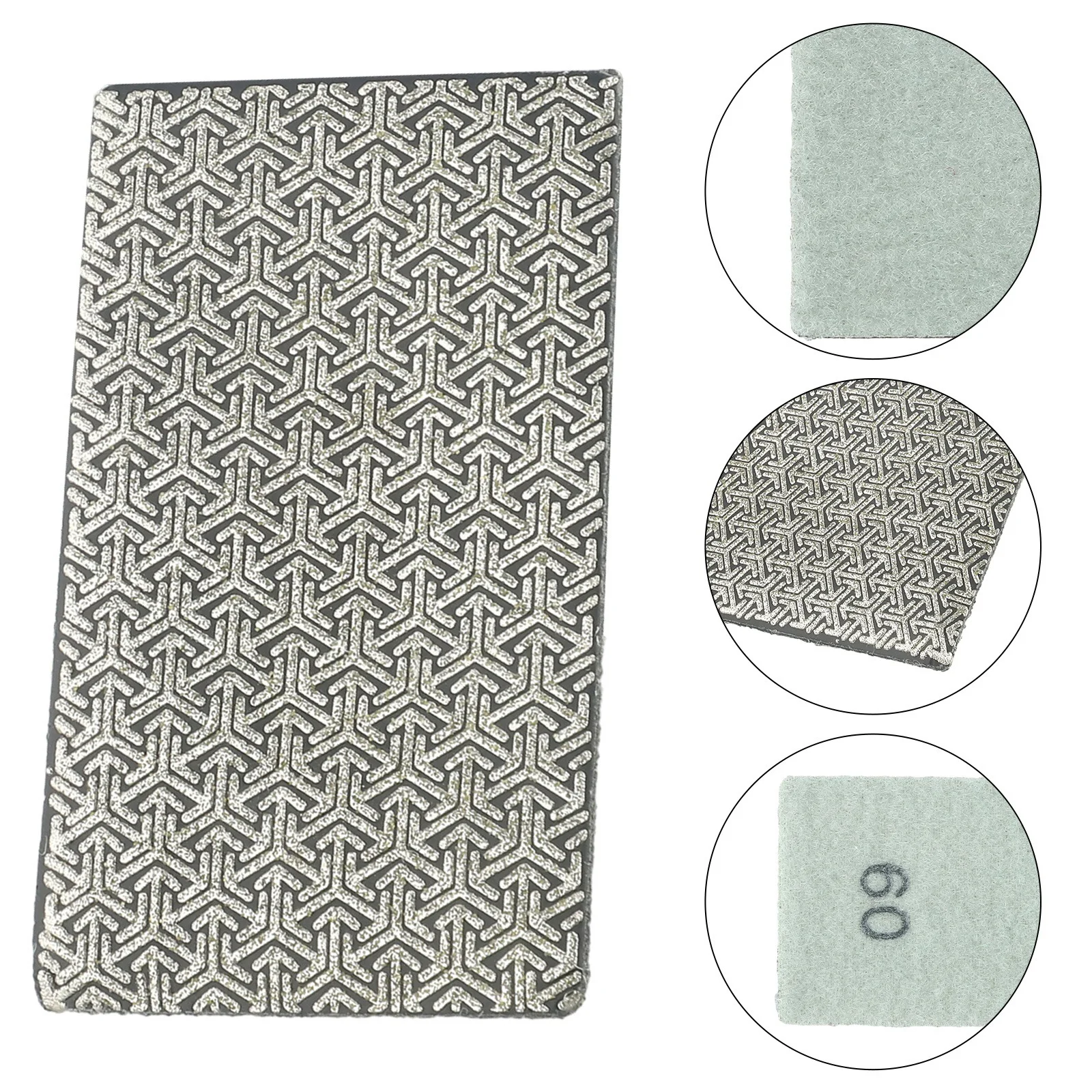 

1 Pc Diamond Hand Polishing Pad Tile Glass Abrasive Grinding Block Pad Sanding Disc 90*55mm 60/100/200/400 Grit Sander Parts