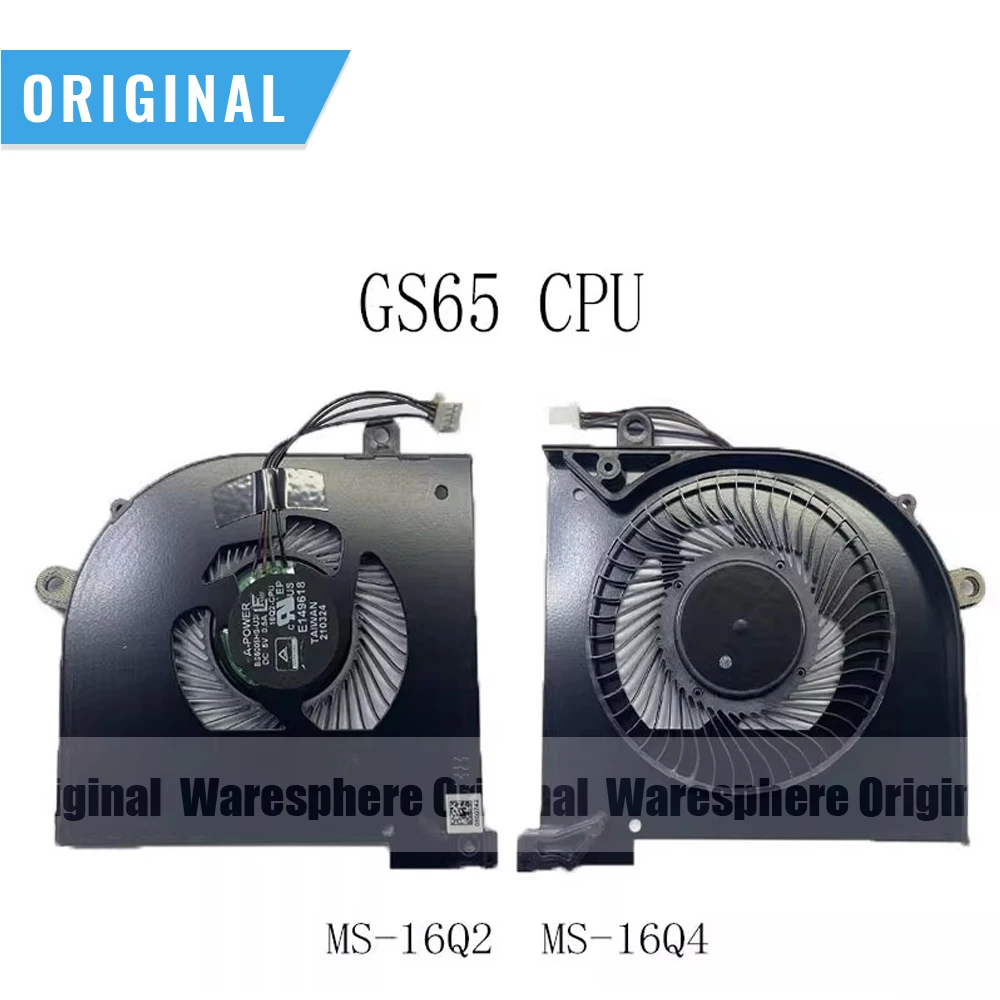 

New Original GPU Cooling Fan for Notebook PC MSI GS65 MS-16Q4 CPU-16Q2 Laptop CPU Fan