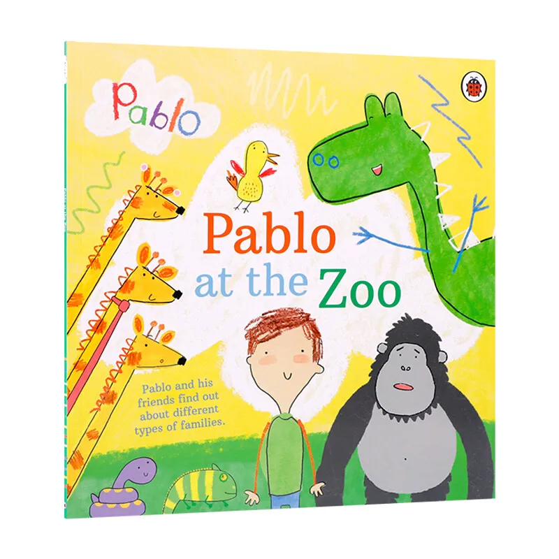 

MiluMilu English Original Pablo At The Zoo At The 3-5 Children's Interesting Reading Popular Science Cognition Use