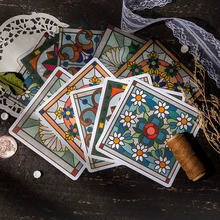 

10 Sheets Colored Window Series Material Paper PVC/Special Paper Hagia Sophia Stained Collager Paper Decor Cards Journaling