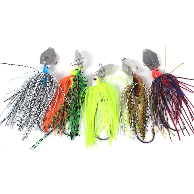 Jerry Dawn 1/4oz 3/8oz 1/2oz Chatterbait Bladejig Bass Fishing Lures  Spinner Bait Silicone Skirts Vibration - AliExpress