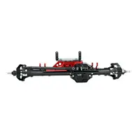 LCX Racing 1/10 RC Car CNC Aluminum AR60 OCP Front Axle Complete Set for Axial Wraith RR10 Bomber Upgrades Parts Accessories 2