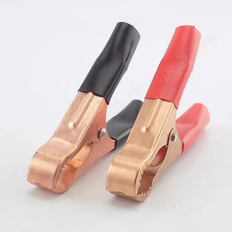 DIY Connector Electric Alligator Clips car Battery Clamps For Car Test Probe Crocodile Clip 5A/30A/50A/100A Electrical Tools alligator clips test clip test hooks clips