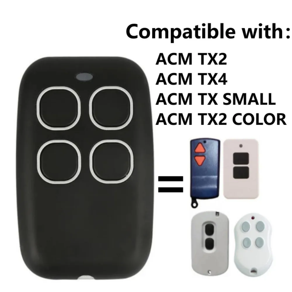 ACM TX2 TX4 TX SMALL TX2 COLOR Garage Door Remote Control Transmitter ACM Remote Control Garage Door Opener 433MHz Rolling Code garage door rmote control replacement remote control to go wv 2wv 2wp 433mhz garage door rolling code opener