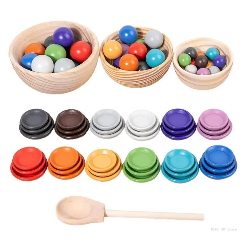 

Sensory Sorting Toy Rainbow Color Matching Toy Toddler Educational Puzzle Toy