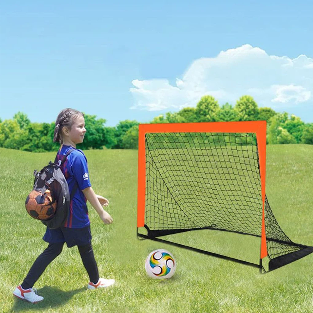 Description Picture 6 of itemChildren’s Soccer Goal Set Portable Foldable Mobile Training Football Net Indoor and Outdoor Children’s Football Game Door Frame