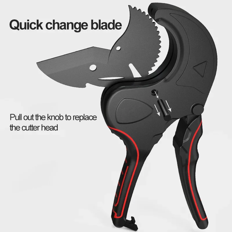 알루미늄 파이프 커터 가위 튜브 호스 플라스틱 파이프, PVC, PPR 배관 수동 수공구, 수공구, 32mm, 42mm