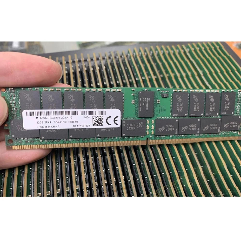 1Pcs RAM For MT 32G 32GB 2RX4 DDR4 2133 ECC REG Memory MTA36ASF4G72PZ-2G1A1IG/2G1A1IK 6 1Pcs RAM For MT 32G 32GB 2RX4 DDR4 2133 ECC REG Memory MTA36ASF4G72PZ-2G1A1IG/2G1A1IK - Image 4
