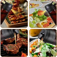 Pulvérisateur d'huile marron bloquant la lumière de 16oz/470ML pour la cuisson, bouteille distributrice d'huile d'olive 2 en 1 pour bouteille d'huile de cuisine, outils d'assaisonnement 4