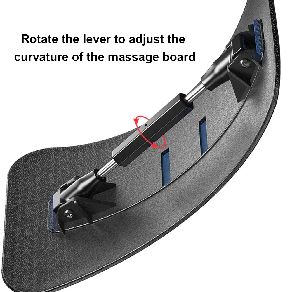 Back Massager Stretcher Fitness Massage Tool Stretch Lumbar Support Relax Spine Pain Relief Acupoint Acupuncture Adjustable Base lumbar massager gym fitness tool