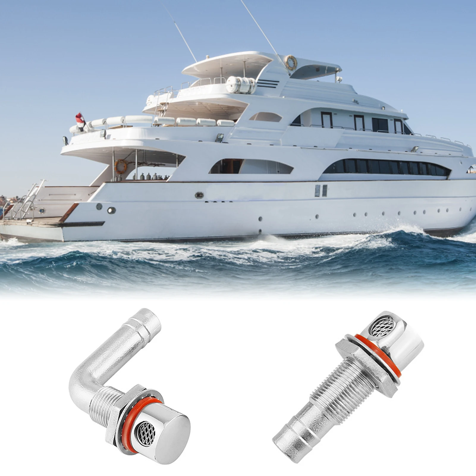 

Boat Fuel Vent For 5/8 Hose Universal 90Stainless Steel Marine Boat Flush Mount Fuel Gas Tank Vent Stainless Steel Marine Grade