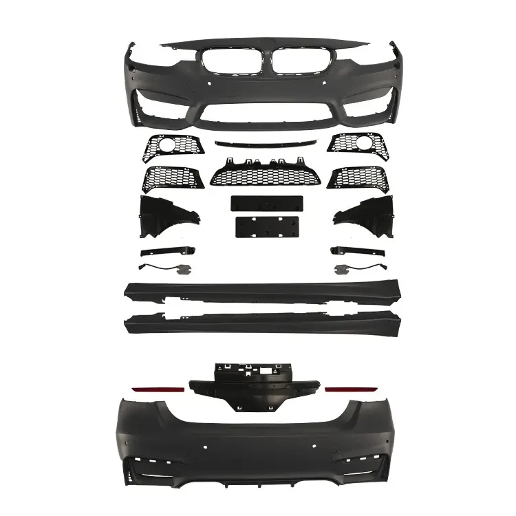 Car Body Kit for BMW F30 Upgrade M3 Style Include Front Bumper Fenders Side Skirts Rear Bumper Rear Spoilers