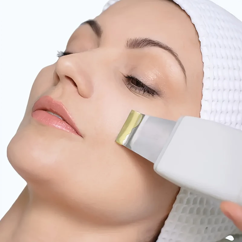 Ultrasonic Skin Scraper Instrument Pore Cleaning Ultrasonic Knife Remove Blackheads Home Beauty Skin Scraper Instrument New