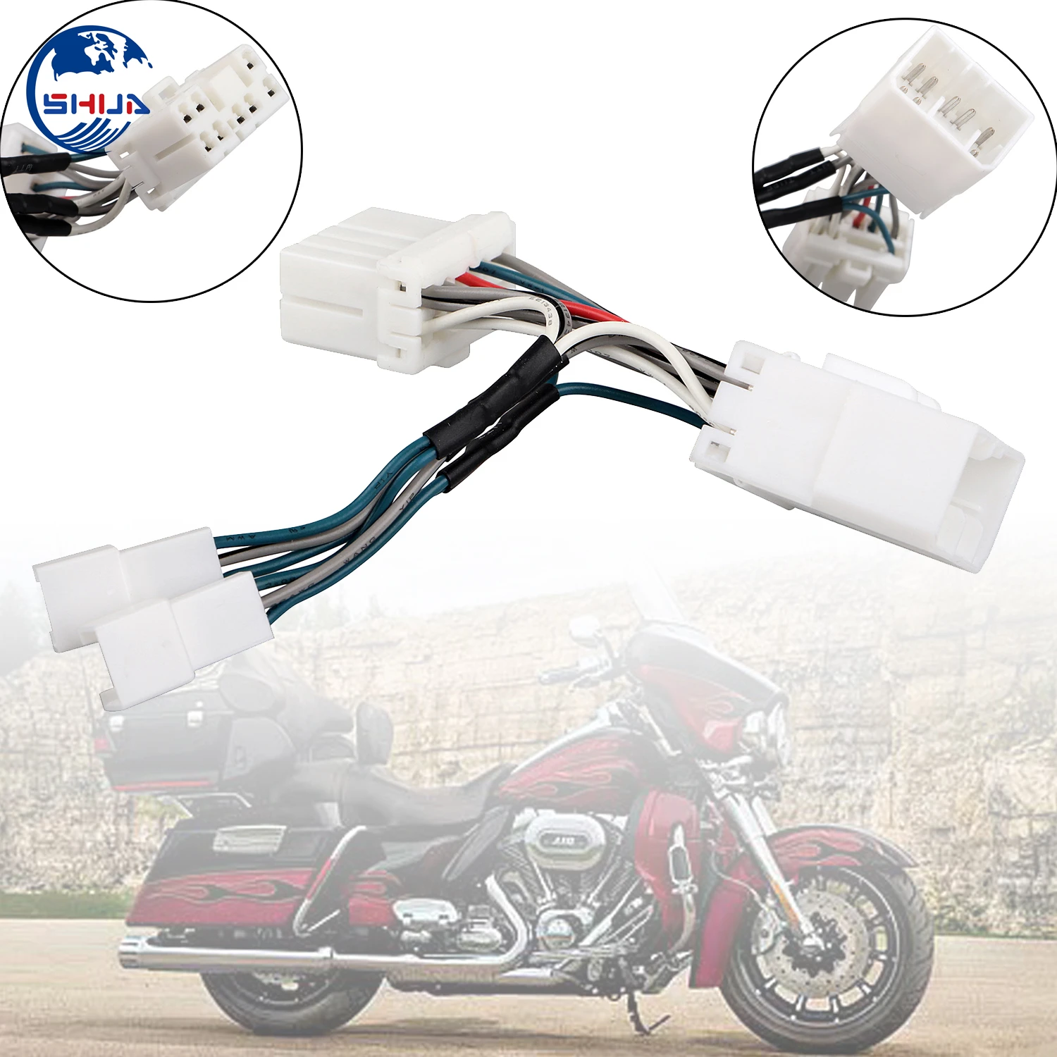 Motor 3 Pin Load Equalizer Adapter For Harley Touring Electra Street