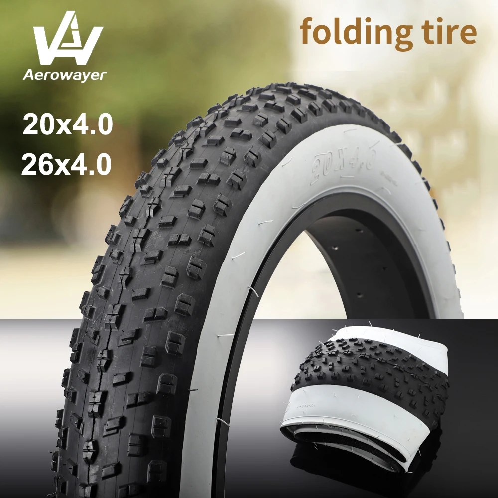 SIMEIQI 20x4.0 Fat Bike Tires - E-Bike Compatible With Anti-Puncture Protection