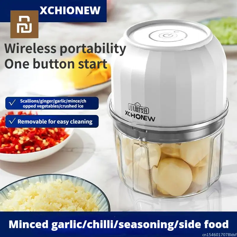 YoupinMultifunctionalWirelessElectricGarlicBeatersBabyAuxiliary