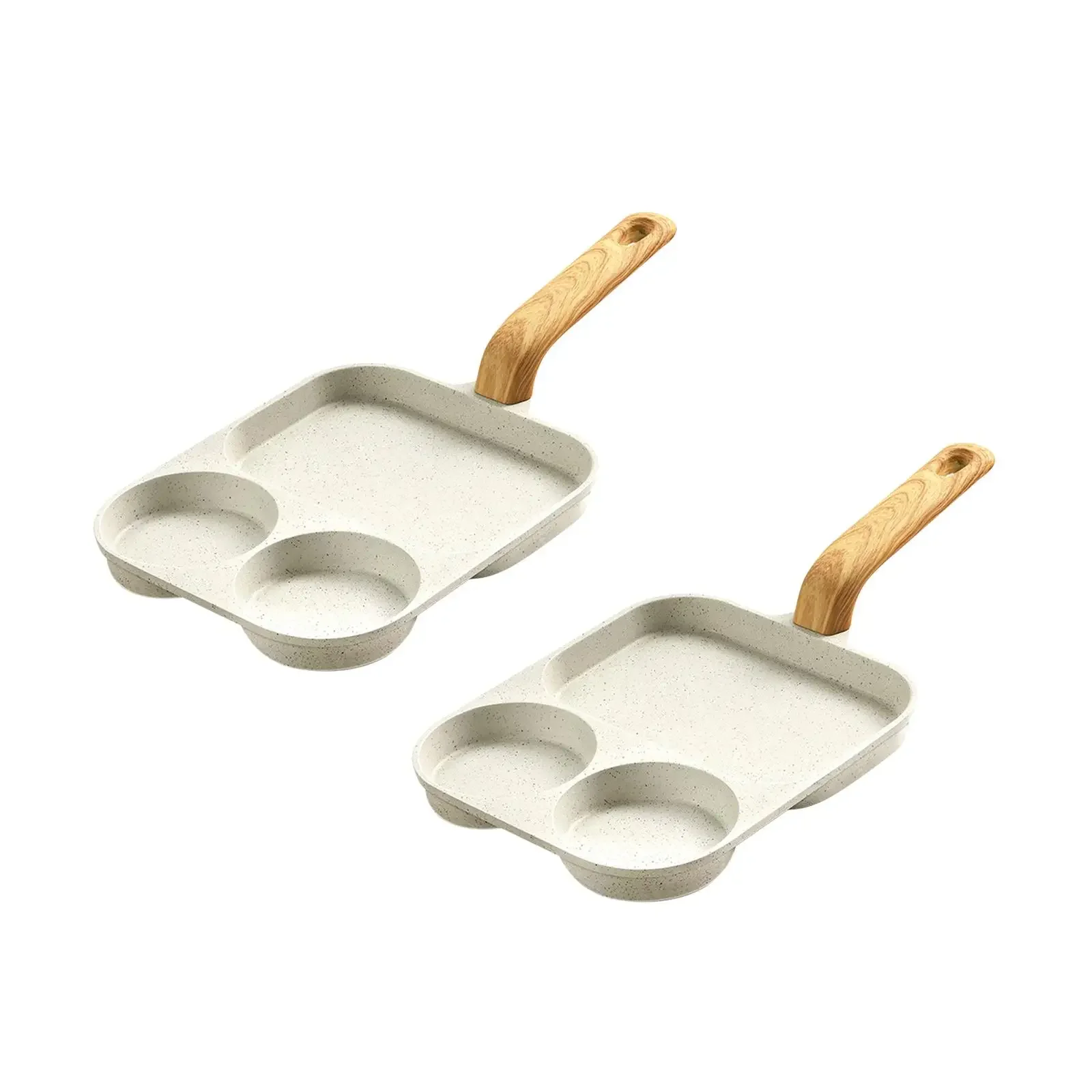 Egg Frying Pan Multifunctional Breakfast Maker Cookware Pancake Pan Egg Cooker for Baking Cooking Vegetable Burger