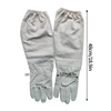 Beekeeping Gloves Anti-bee Anti-sting Breathable Protective Long Canvas Sleeve for Beekeeper Canvas Gloves Beekeeping Tools 6