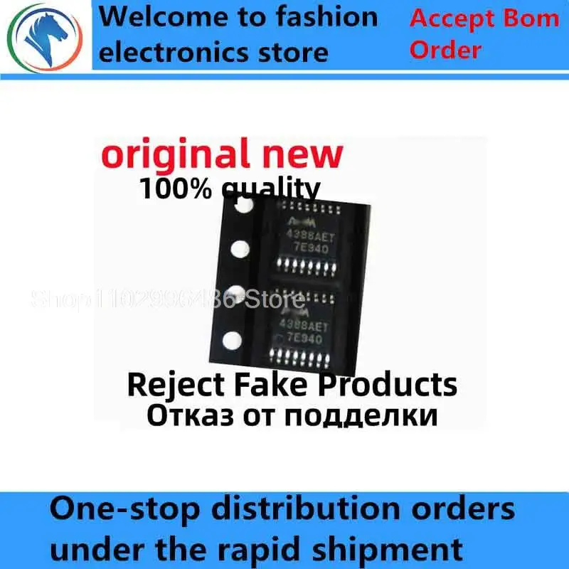 

1-10Pcs 100% New free delivery AK4388AET-E2 AK4388AET AK4388 TSSOP-16 TSSOP16 Brand new original chips ic