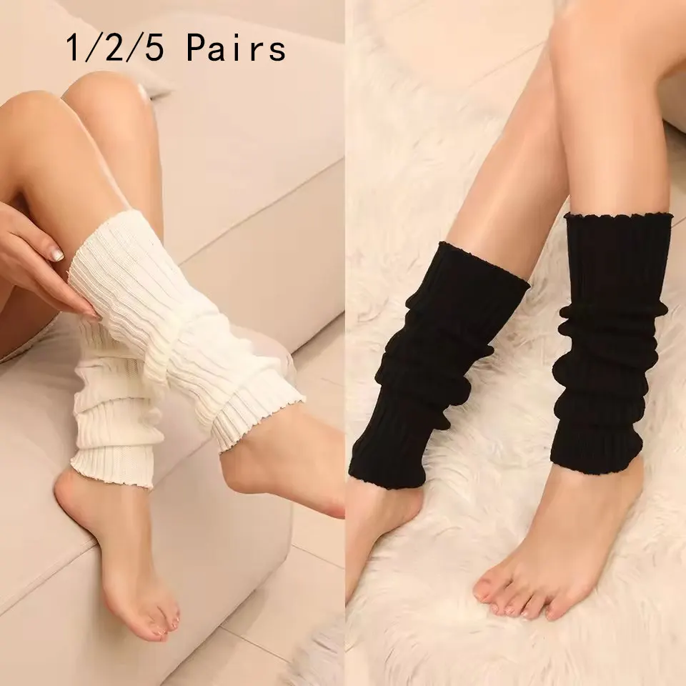 Leg warmers 1/2/5 Pair JK Uniform Bubble Socks Women's