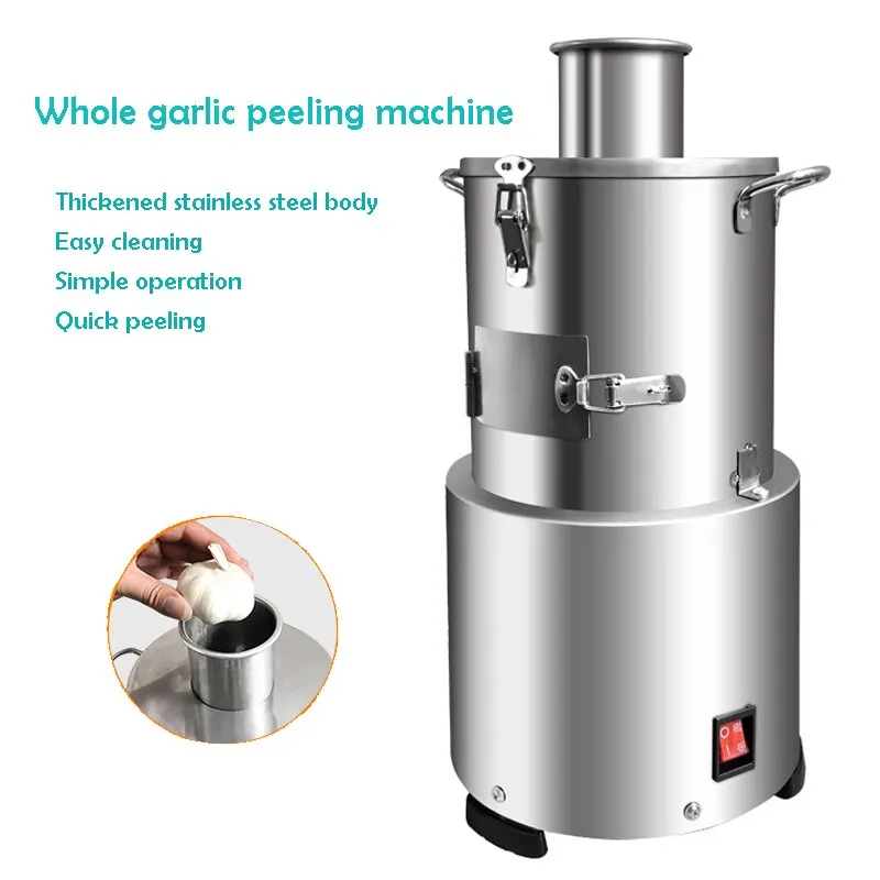 220V Commercial Electric Garlic Peeling Machine Garlic Peeler Production  25kg/h