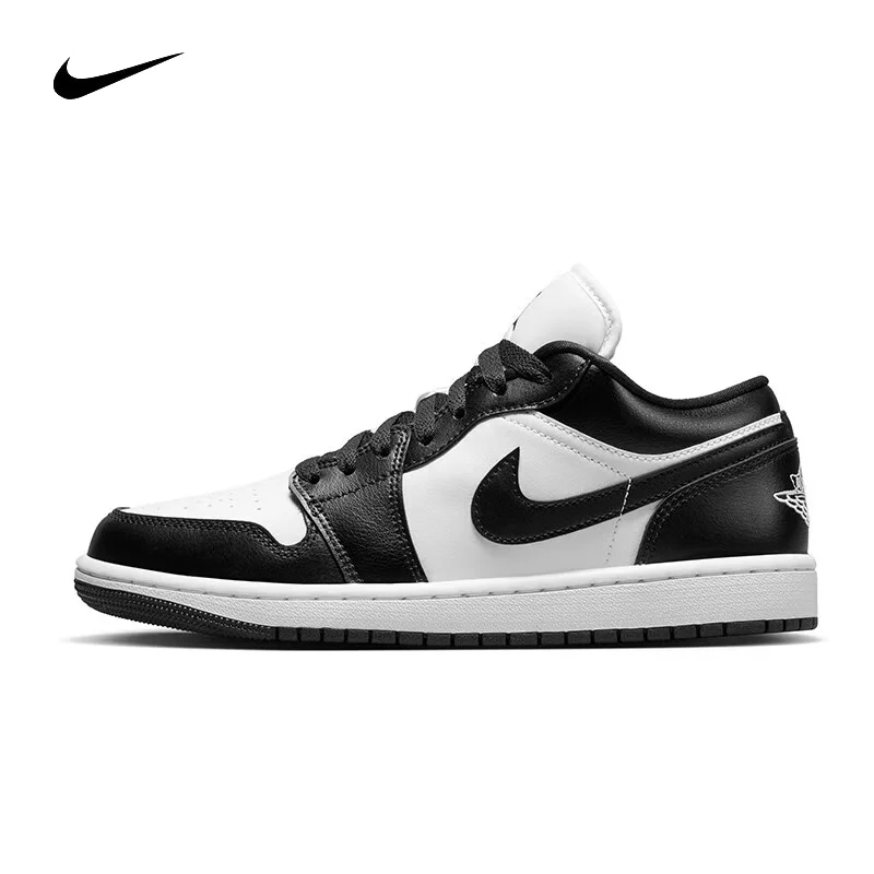 thumbnail image 1 of Zapatillas de baloncesto Air Jordan 1 de cuero, estilo retro, modernas, antideslizantes, resistentes al desgaste y de corte bajo para hombre, 1 of 5