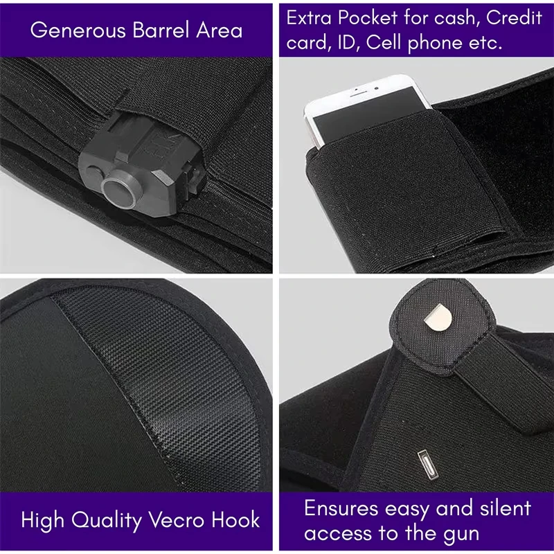 Outdoor Hunting Concealed Carry Elastic Waistband Holster