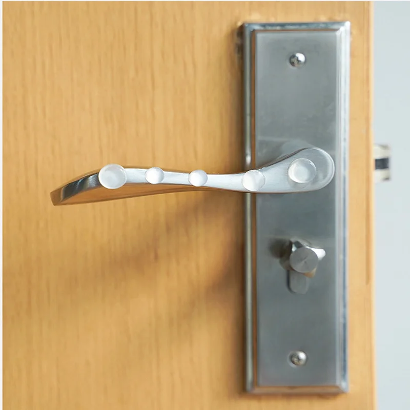 Self Adhesive Door Stopper Clear Silicone Rubber Furniture Pads Rubber Damper Cushion Cabinet Bumpers Wall Protector