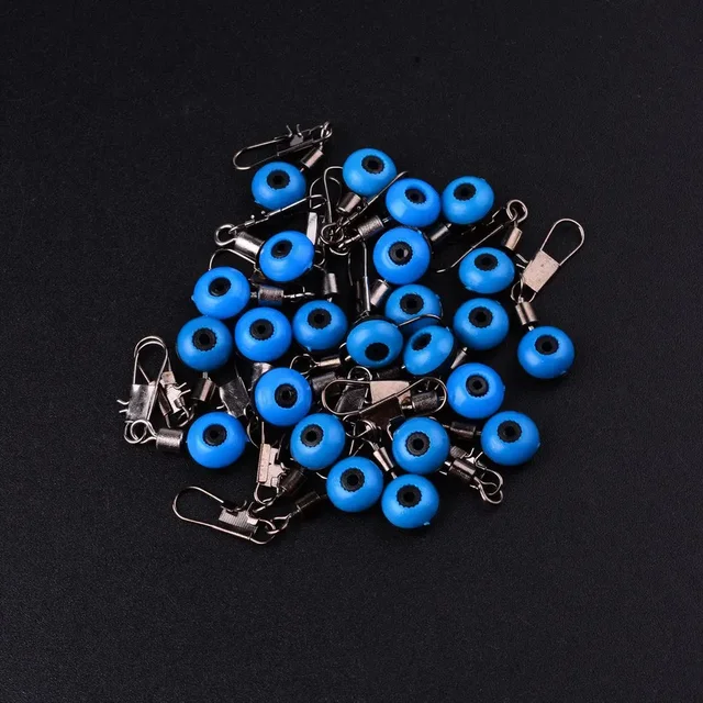 20pcs Fishing Line Hook Swivels Shank Clip Connector Interlock Snap Sea Space Beans Lure Fishing Hooks Connector Pesca Tackle 6