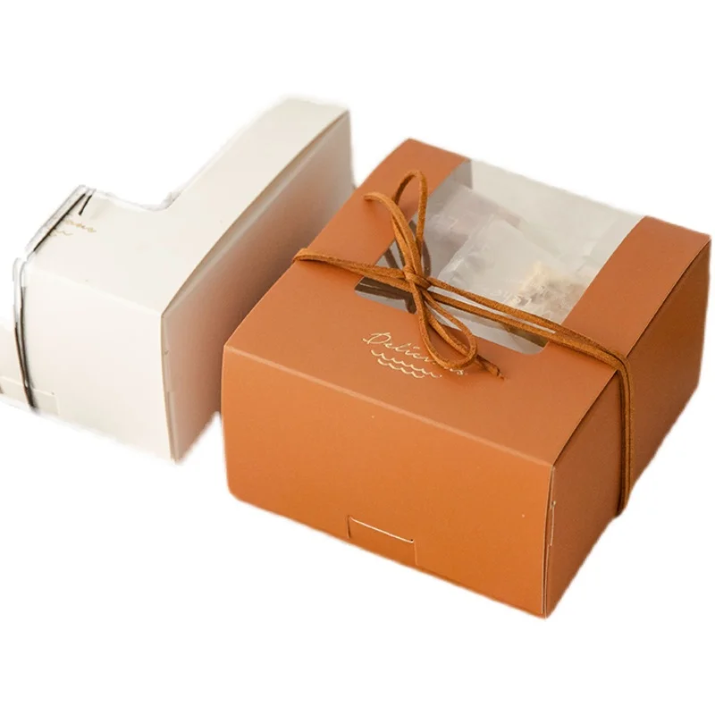 Trendy Glutinous Rice Cake Paaging Box Biscuit Cookie Box Nougat Caramel Wer Cookie Box Gift Box Small Western Pastry Box
