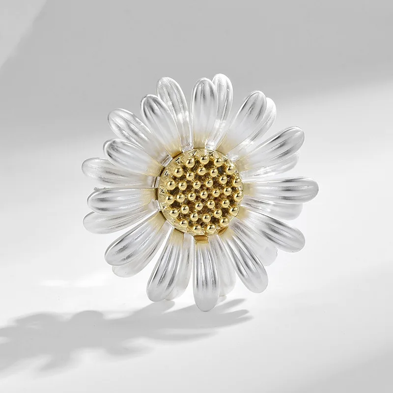 Женская Брошь В Виде Цветка-Маргаритки | AliExpress