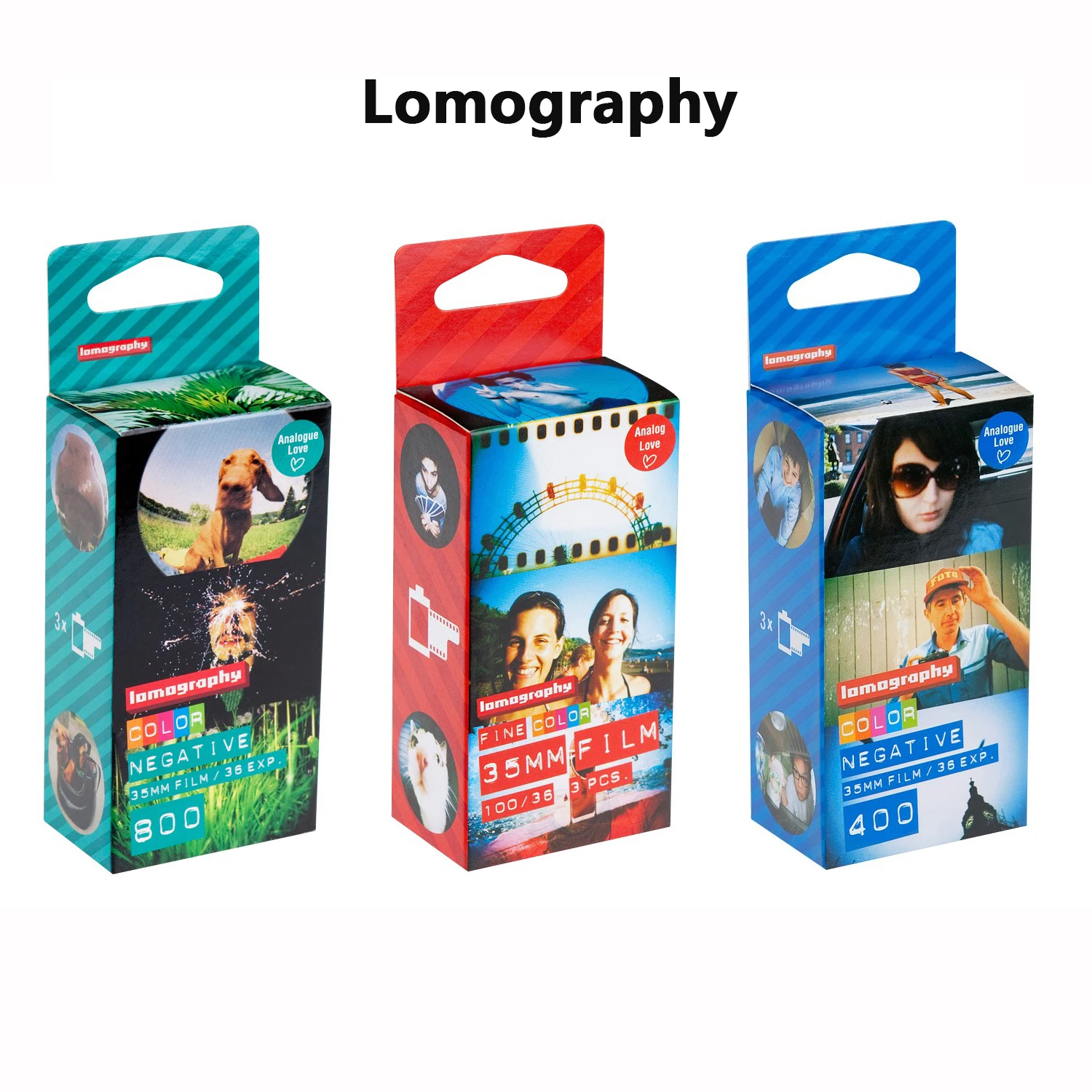 3 Rotoli Lomografia 603 35 Mm 100/36 Iso Pellicola Negativa Di Colore Fine Iso 100 400 800