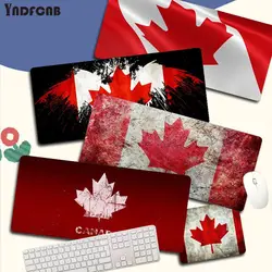 Alfombrilla de ratón con bandera canadiense para juegos de ordenador portátil, mouse para jugador de juegos CSGO, PC de escritorio