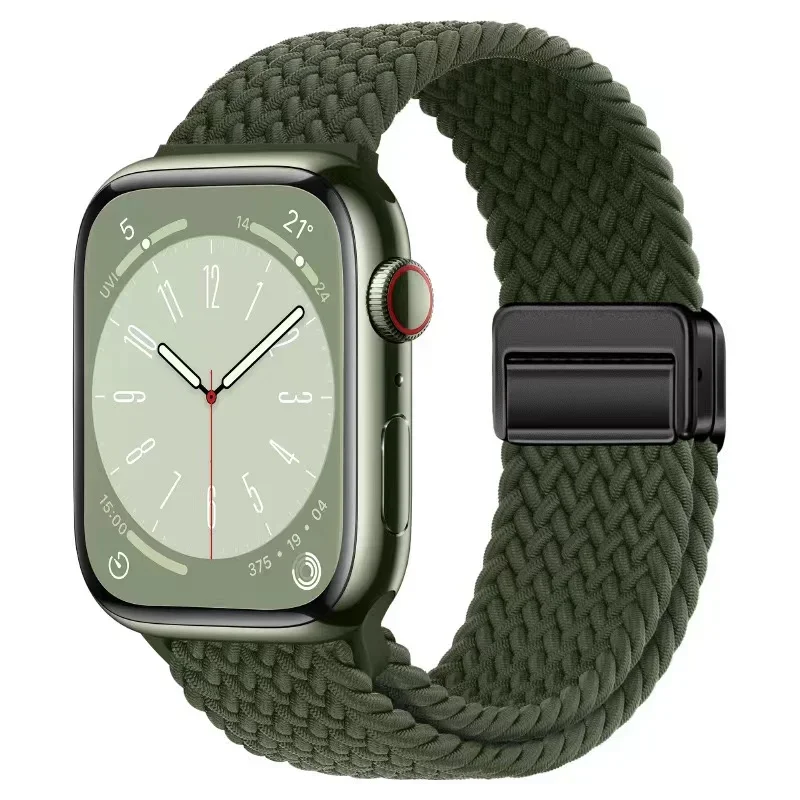 Nylon Braided Loop Strap - Elastic Bracelet