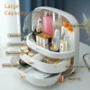 ECOCO Large Capacity Cosmetic Storage Box Makeup Drawer Organizer Jewelry Nail Polish Makeup Container Desktop Storage Box 5